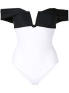 Moeva Viola Off-the-shoulder Swimsuit - White