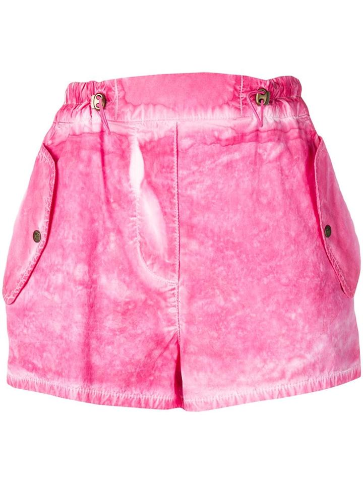 Mr & Mrs Italy Tie-dye Shorts - Pink