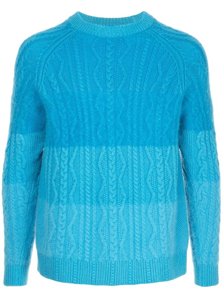 Coohem Animal Gradation Sweater - Blue