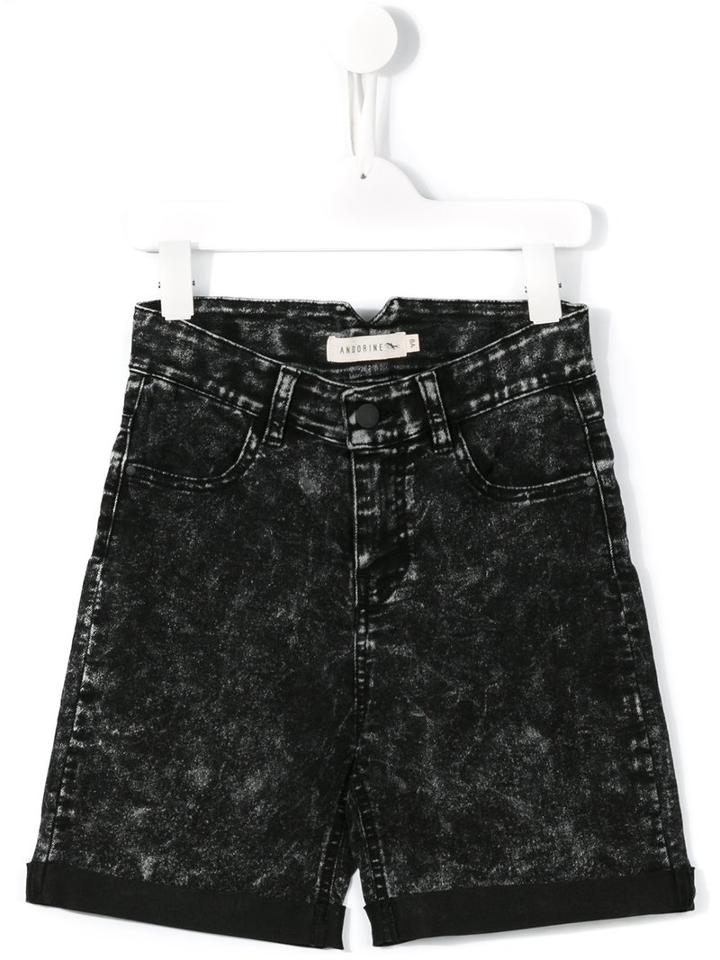 Andorine Acid Fade Shorts, Boy's, Size: 10 Yrs, Black