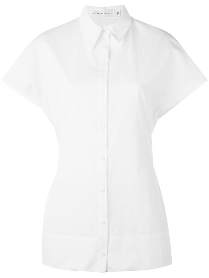 Victoria Beckham Short Kimono, Women's, Size: 12, White, Cotton