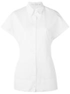 Victoria Beckham Short Kimono, Women's, Size: 12, White, Cotton