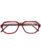 Givenchy Vintage Marbled Optical Glasses, Brown