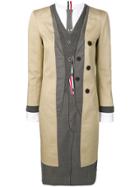 Thom Browne Tromp L'oeil Suit Pitti Dress - Neutrals