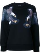 Neil Barrett Eagle Print Sweatshirt - Black