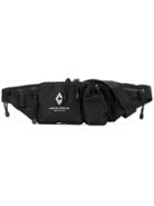 Marcelo Burlon County Of Milan Logo Print Fanny Pack - Black