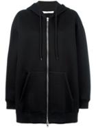Givenchy Oversized Logo Print Hoody, Women's, Size: 38, Black, Cotton/viscose/spandex/elastane