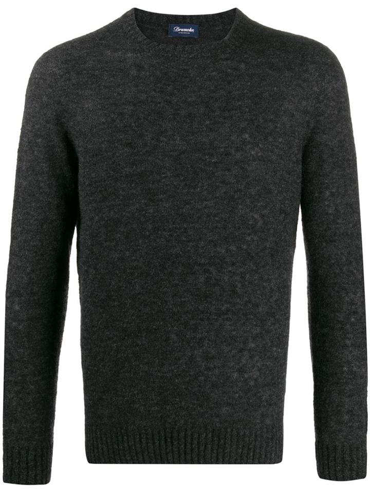 Drumohr Wool Knit Jumper - Grey