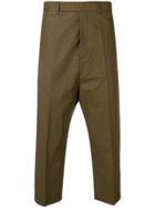 Rick Owens Formal Cropped Trousers - Brown