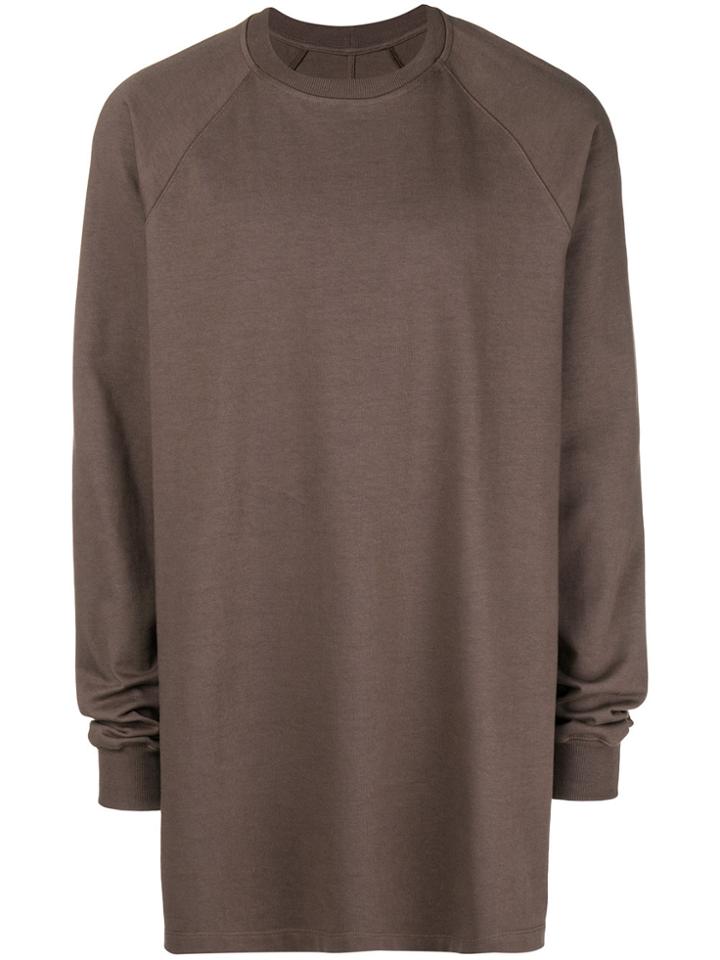 Rick Owens Relaxed Fit Sweatshirt - Brown