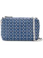 Red Valentino Flowers Puzzle Camera Bag - Blue