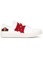 Alexander Mcqueen Patch Appliqué Sneakers - White