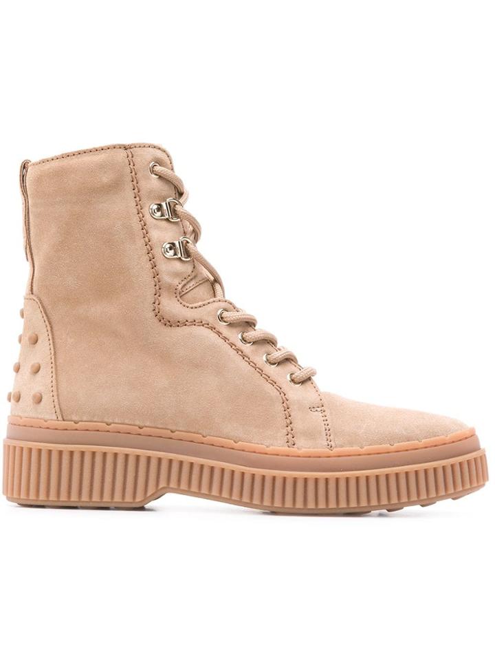 Tod's Tod's Xxw39a0am50re0 S812 Beige Tortora Leather - Neutrals