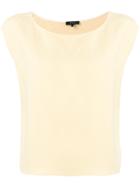 Theory Straight Fit Blouse - Neutrals