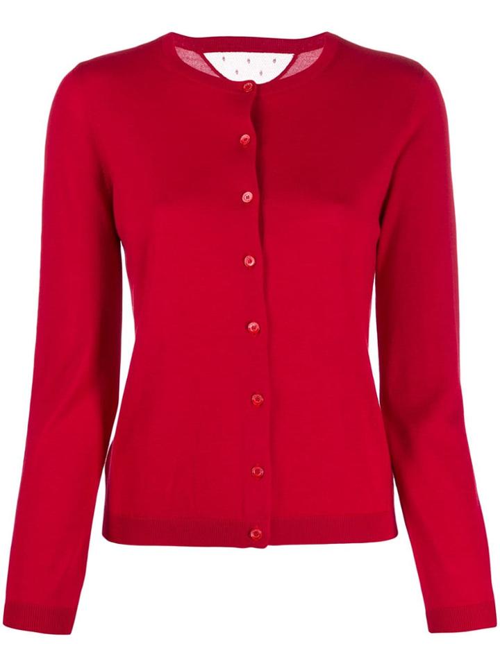 Red Valentino Lightweight Knitted Cardigan