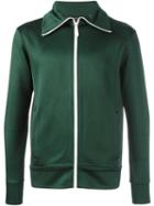 Burberry Zip Track Jacket, Men's, Size: Xl, Green, Viscose