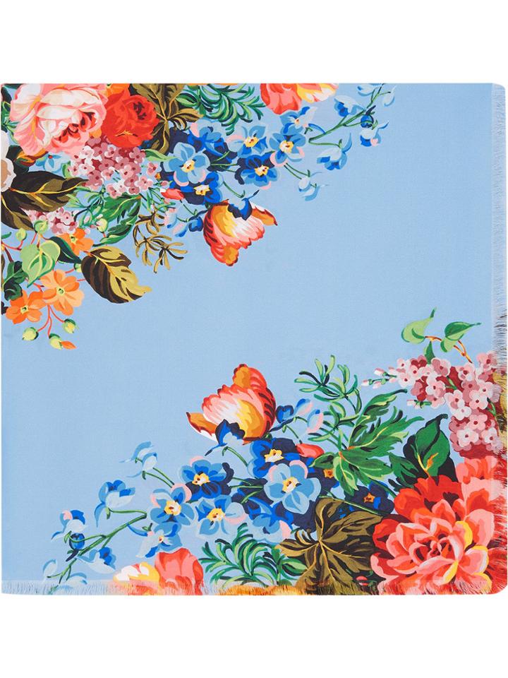 Gucci Floral Print Scarf - Multicolour