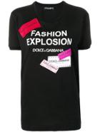 Dolce & Gabbana Fashion Explosion T-shirt - Black