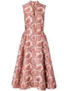 Adam Lippes Paisley Print Dress - Red