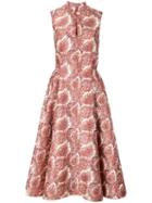 Adam Lippes Paisley Print Dress - Red