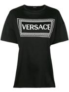 Versace Printed Logo T-shirt - Black