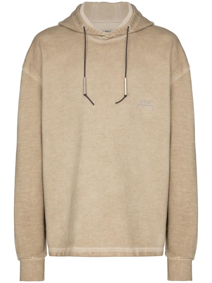 A-cold-wall* Oversized Logo Hoodie - Brown