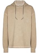 A-cold-wall* Oversized Logo Hoodie - Brown