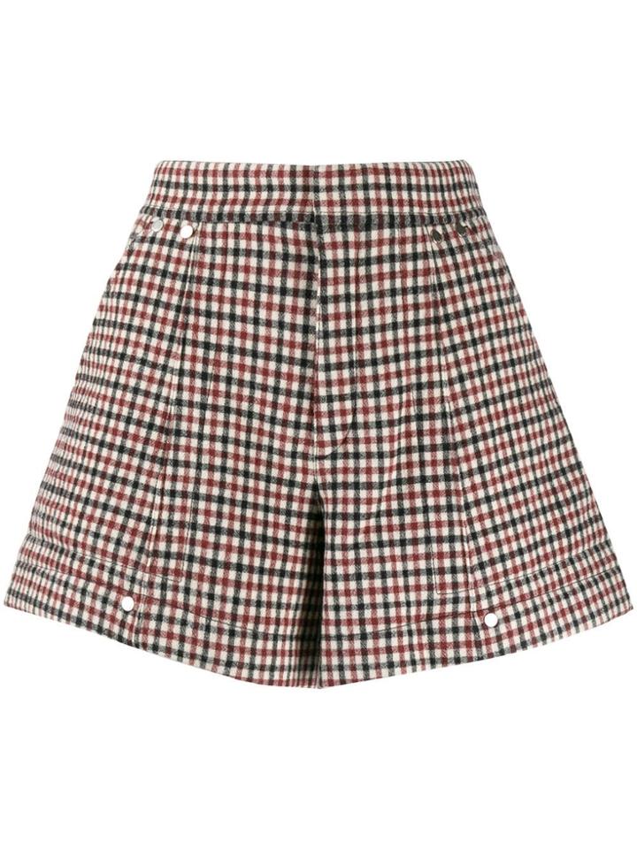 Chloé A-line Shorts - Red