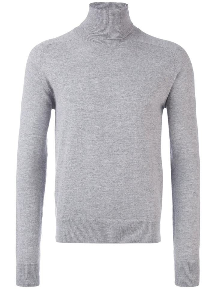 Ami Alexandre Mattiussi Turtleneck Sweater - Grey