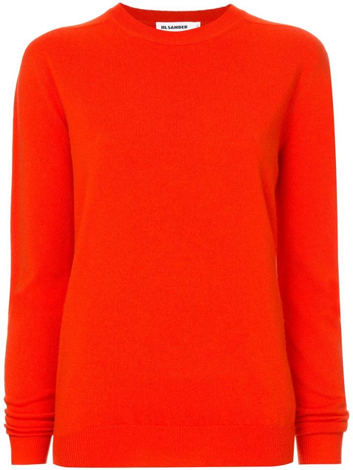 Jil Sander Loose Fitted Sweater - Yellow & Orange
