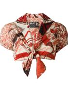 Jean Paul Gaultier Vintage Printed Bolero With Sash