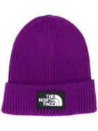The North Face Ribbed Beanie - Purple
