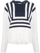 Oscar De La Renta Geometric Sweatshirt - White
