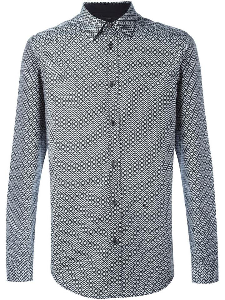 Diesel 's-leppard' Shirt, Men's, Size: Small, Black, Cotton/spandex/elastane