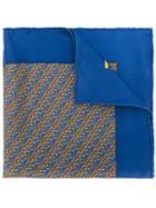 Hermès Vintage 'calipers Gavroche' Scarf, Adult Unisex, Blue