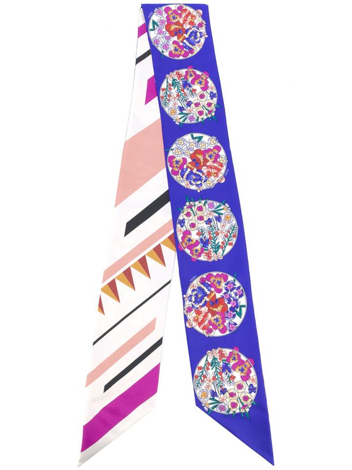 Fendi Skinny Print Scarf, Women's, Silk
