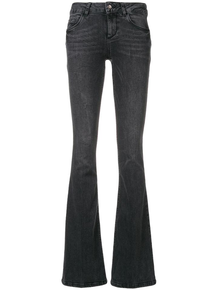 Liu Jo Flared Denim Jeans - Black