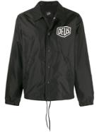 Deus Ex Machina Logo Print Shirt Jacket - Black
