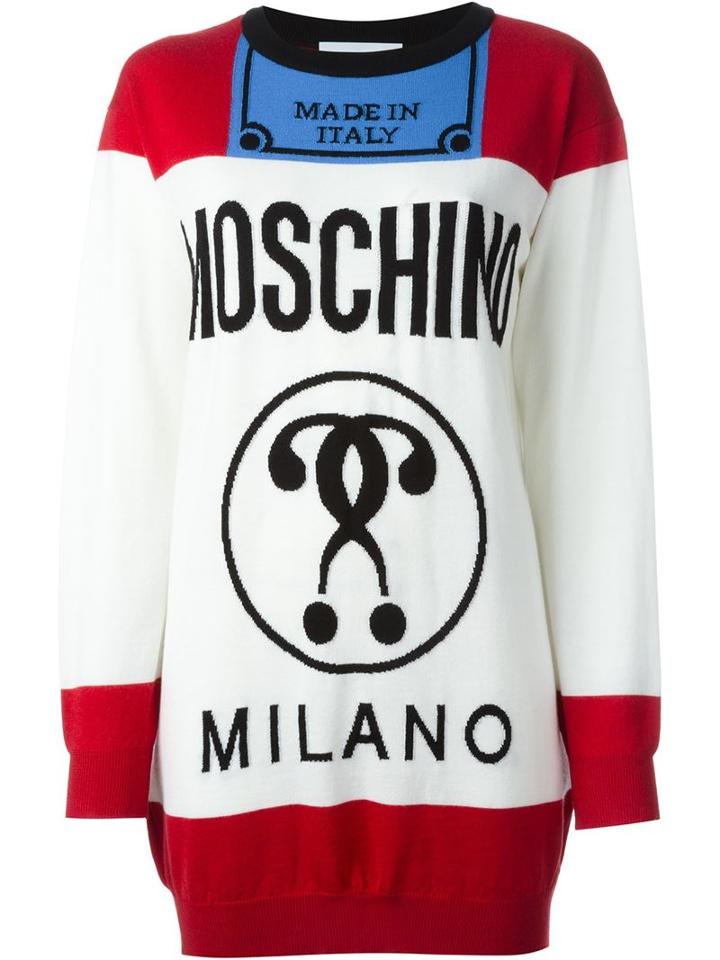 Moschino Fashion Kills Knitted Dress
