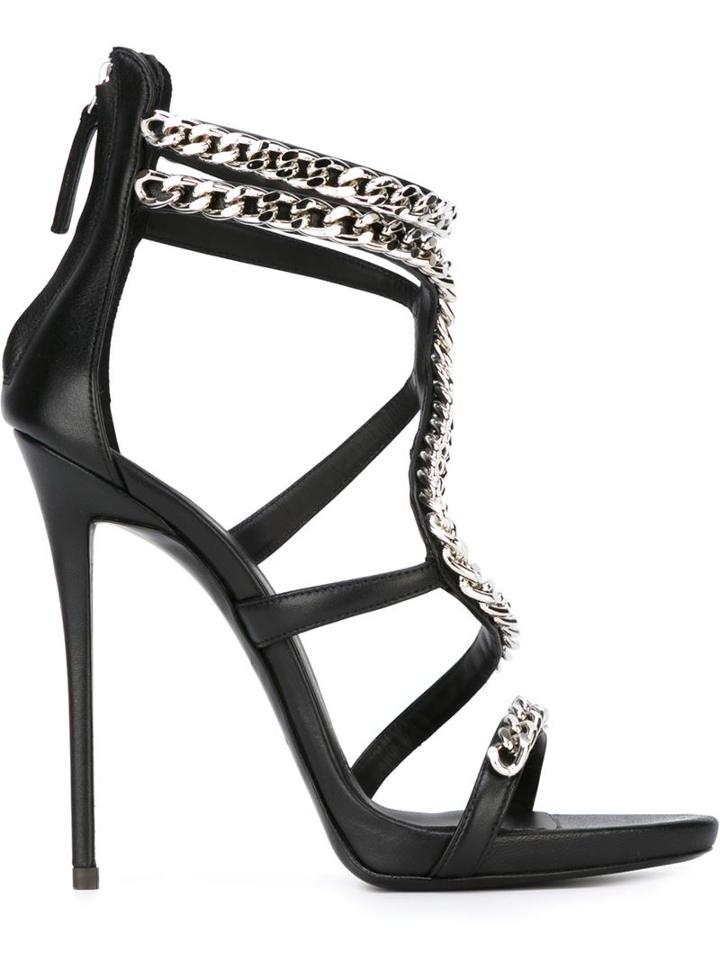Giuseppe Zanotti Design Chain Embellished Sandals