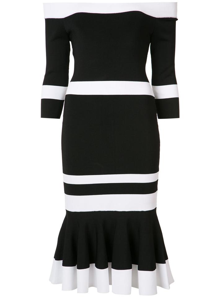 Jonathan Simkhai Off-shoulders Fitted Dress, Women's, Size: Xs, Black, Polyester/spandex/elastane