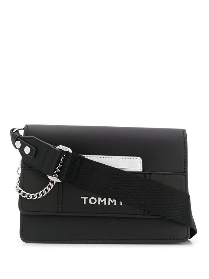 Tommy Hilfiger Logo Cross-body Bag - Black