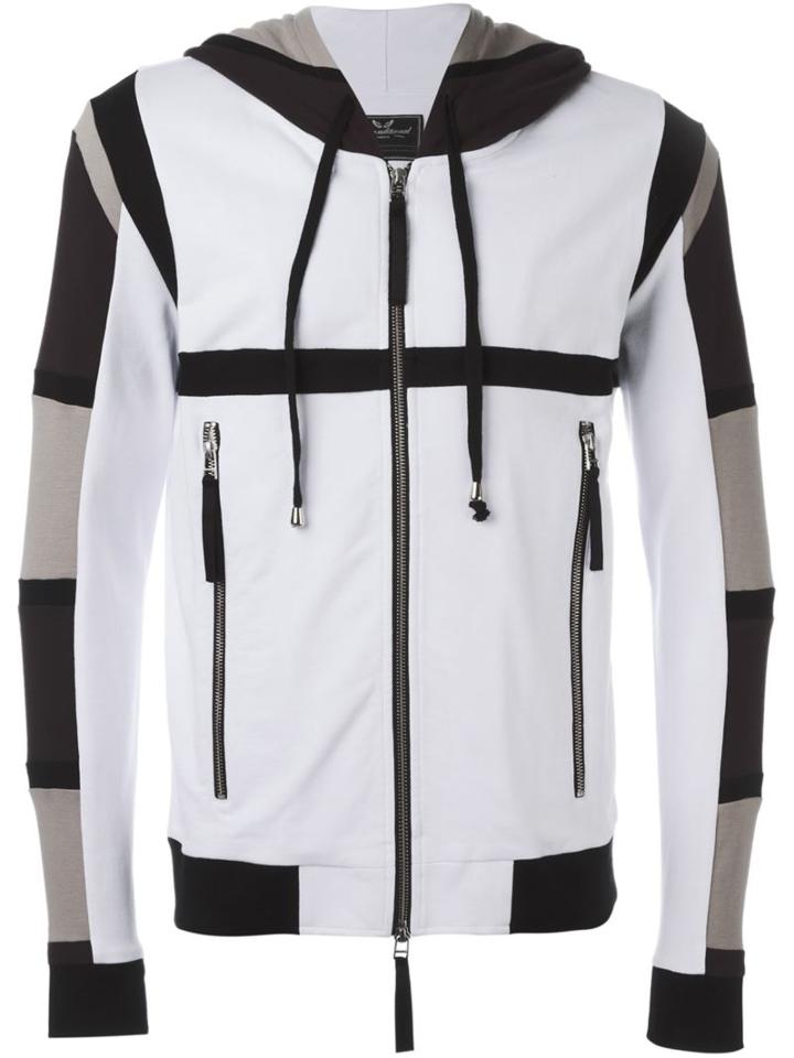 Unconditional Tribal Harness Print Hoodie, Men's, Size: Small, White, Cotton