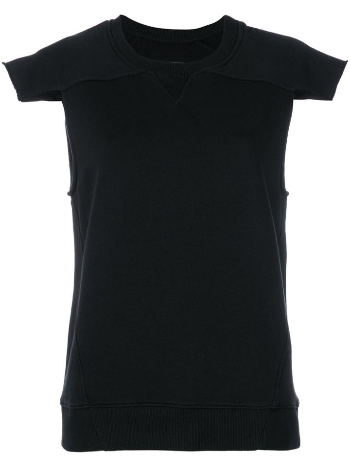 Mm6 Maison Margiela Sweatshirt T-shirt - Black