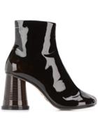 Mm6 Maison Margiela Cup Heel Ankle Boots - Brown
