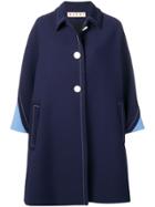 Marni Loose Fit Trench Coat - Blue