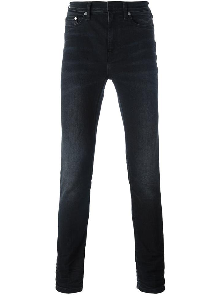 Neil Barrett Super Skinny Jeans, Men's, Size: 31, Grey, Cotton/polyester