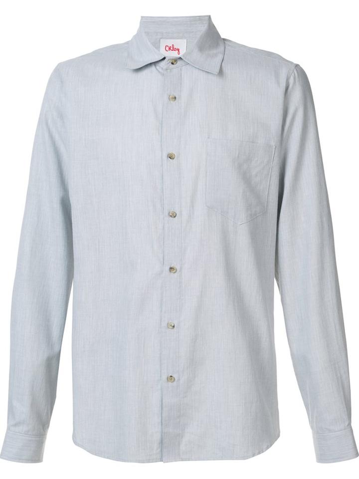 Orley 'asa' Classic Shirt, Men's, Size: Large, Grey, Cotton