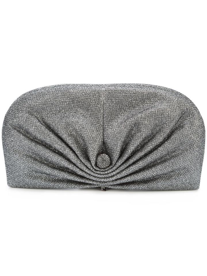Jimmy Choo - Vivien Clutch Bag - Women - Other Fibers - One Size, Grey, Other Fibers