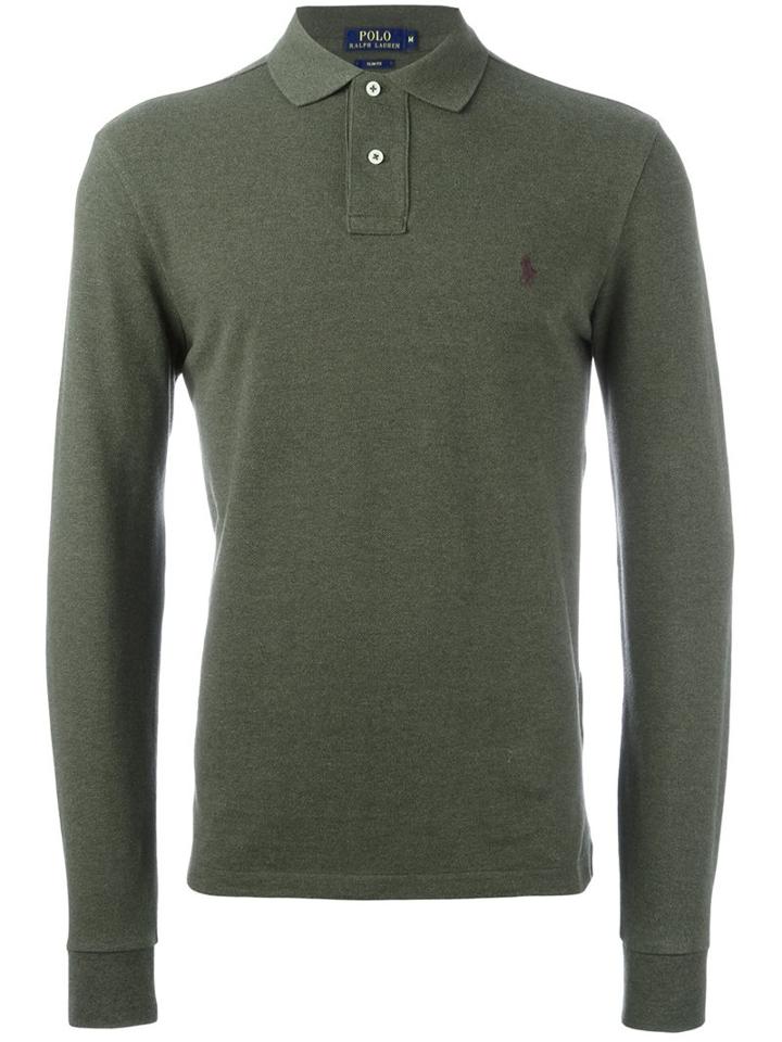 Polo Ralph Lauren Embroidered Logo Polo Shirt, Men's, Size: Large, Green, Cotton